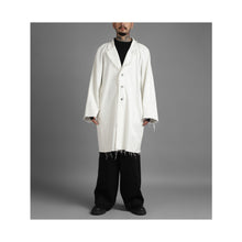  SuperHUEMN Denim Overcoat (White)