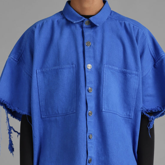 SuperHUEMN Denim Overshirt (Blue)