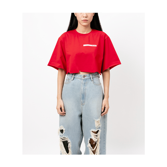 To Love Crop Top (Red)