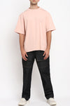 Huemn Evolution Gorilla Insignia T-Shirt (Powder Pink)
