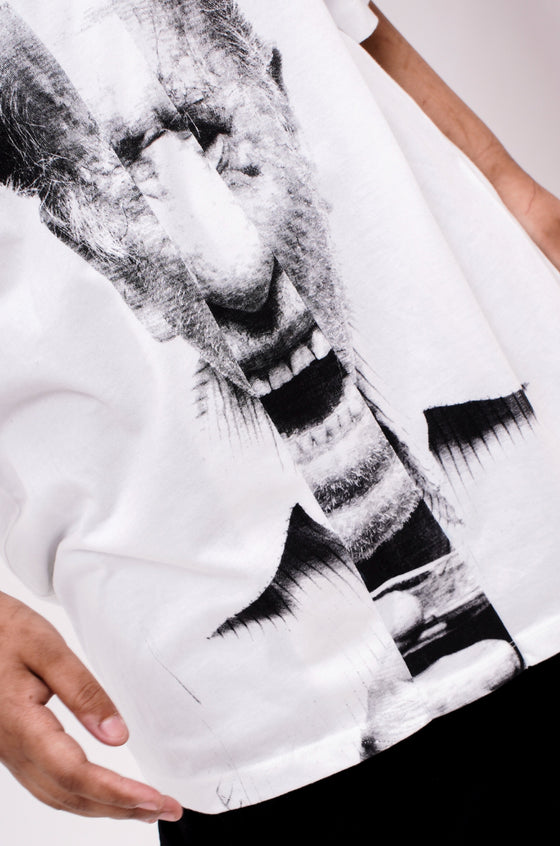 Distorted And Seamed Bukowski 
T-Shirt