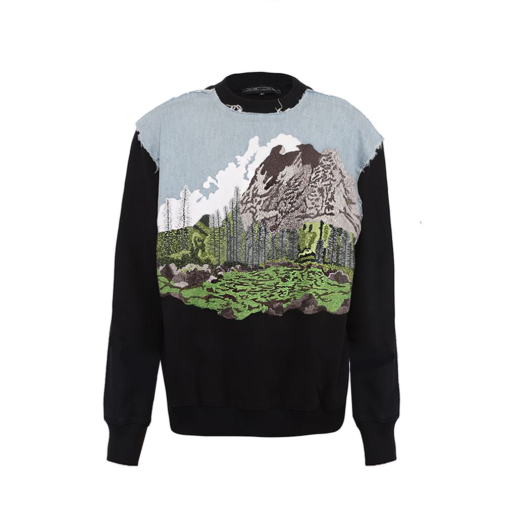 Handcrafted 'Mountains' Sweatshirt – HUEMN