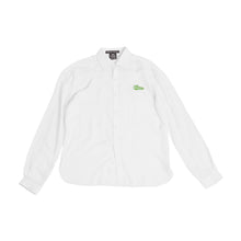  Embroidered logo cotton shirt (White)