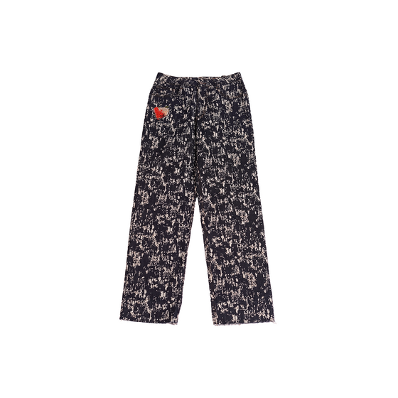Straight fit denim in jacquard weave pattern(Indigo)
