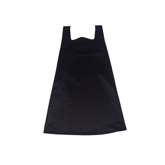 A-line dress with side pockets (Black)