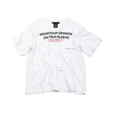  'Wear your opinion' T-shirt (White)