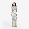 Sequinned gown - Cream