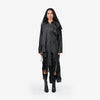 Floral cut-out detailing shirt - Black
