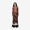 Hand embroidered mesh gown