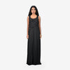 Floral organza gown - Black