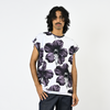 Tongue-printed cotton sleeveless top (Men's)