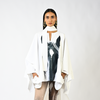 Horse printed cotton kaftan