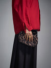 Inside out raw-edged shirt - Red