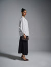 Inside out raw-edged shirt - White