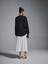 Inside out raw-edged shirt - Black