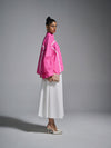 Zipped racer shirt - Hot Pink