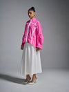 Zipped racer shirt - Hot Pink