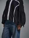 Zipped Racer shirt - Black