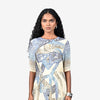 Sequinned gown - Cream