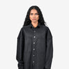 Hand-embroidered Scandinavian landscape jacket with silk threads