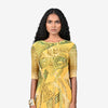 Sequins gown -Mustard yellow