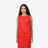 Red Organza gown