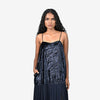 Spaghetti Strap Velvet Maxi Dress