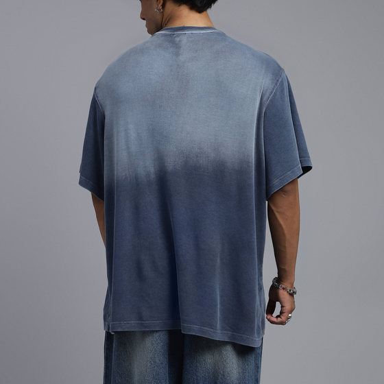 DENIM MOCK NECK H/S TEE / INDIGO Lサイズ DENIM MOCK NECK H/S TEE / INDIGO Lサイズ