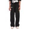 Shreyas Iyer x HUEMN embroidered trackpant with panelled detail (Black)