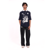 Shreyas Iyer x HUEMN 'Fiyer' T-shirt (Navy Blue)