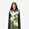 Hand-embroidered mountain fleece dress