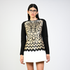 A-line 'Snake-skin' dress