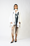 Horse printed cotton kaftan