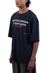 'Wear your opinion' T-shirt (Navy blue)