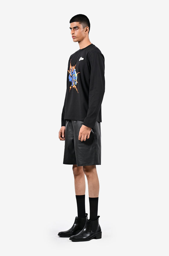 Blue marble bomb t-shirt