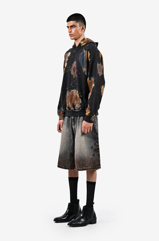 Huemn Blood Washed Hoodie (Black)