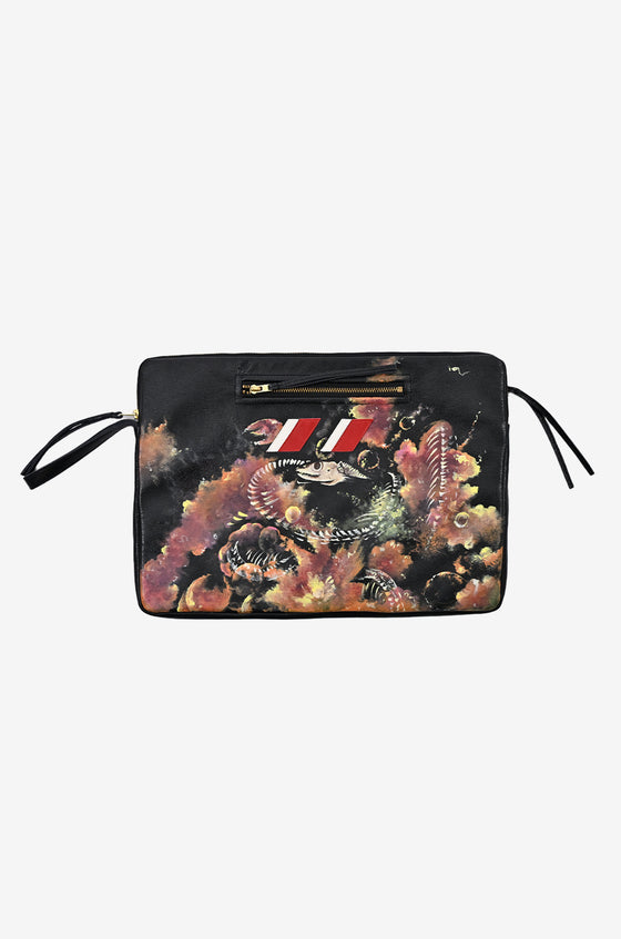 Hand-painted 'Foliage in the fall' Zippered Laptop sleeve