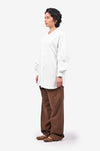 Inside-out Kaftan top - White