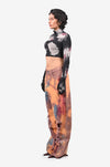 Blood Washed Second Skin Crop Top 2.0 (Charcoal)