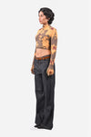 Blood Washed Second Skin Crop Top 2.0 (Beige)