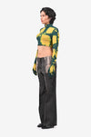 Blood Washed Second Skin Crop Top 2.0 (Green)