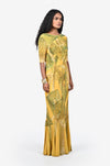 Sequins gown -Mustard yellow