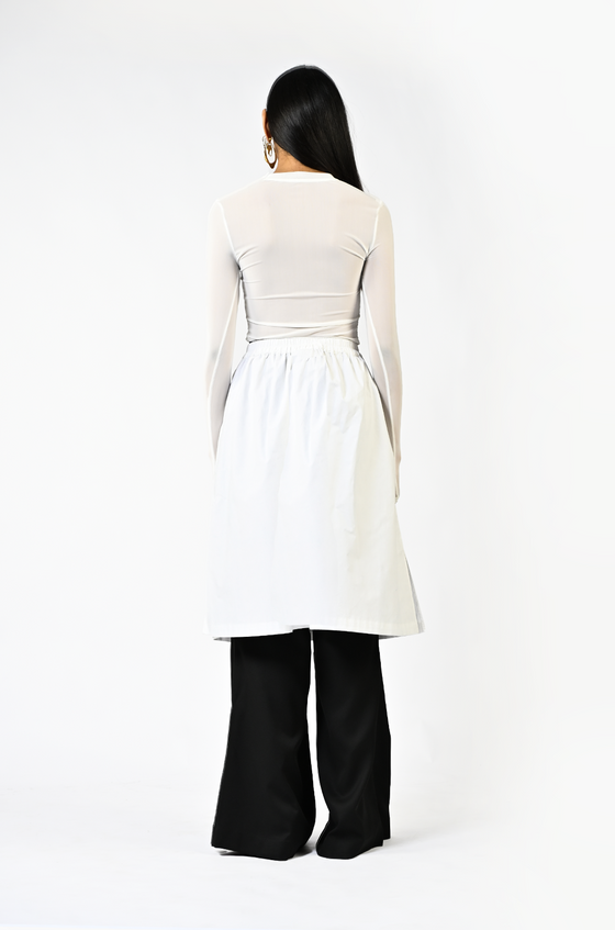 Sculpted gloved equine top