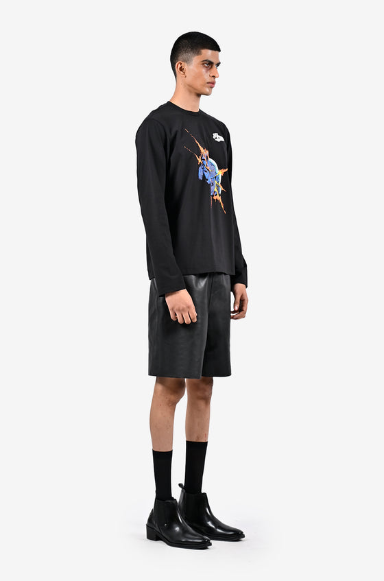 Blue marble bomb t-shirt