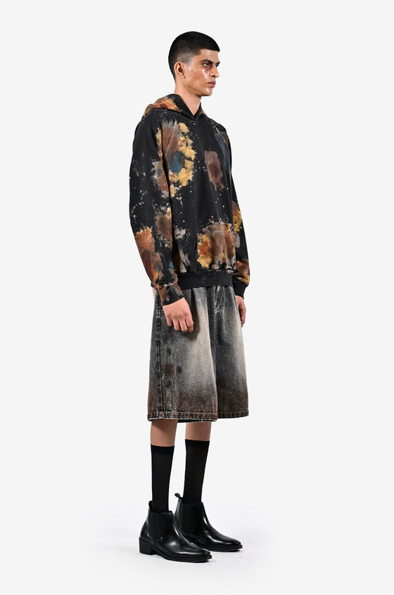 Huemn Blood Washed Hoodie (Black)