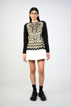 A-line 'Snake-skin' dress