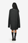 Hand-embroidered mountain fleece dress