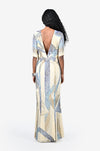 Sequinned gown - Cream
