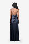 Spaghetti Strap Velvet Maxi Dress