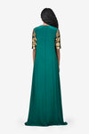 Green Hand Embroidered Long Tunic